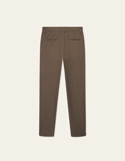Les Deux Como Reg Houndstooth Suit Pants Teak Brown – Image 6