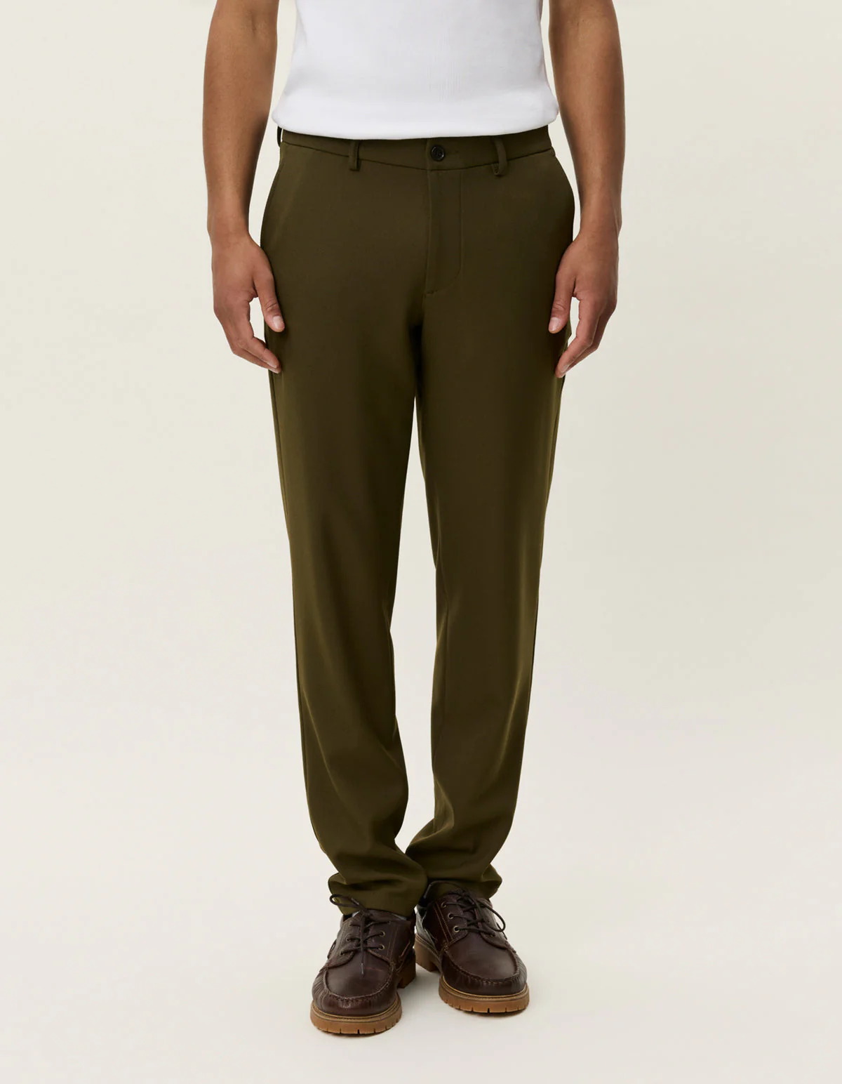 Les Deux Como Reg Suit Pants Military Olive
