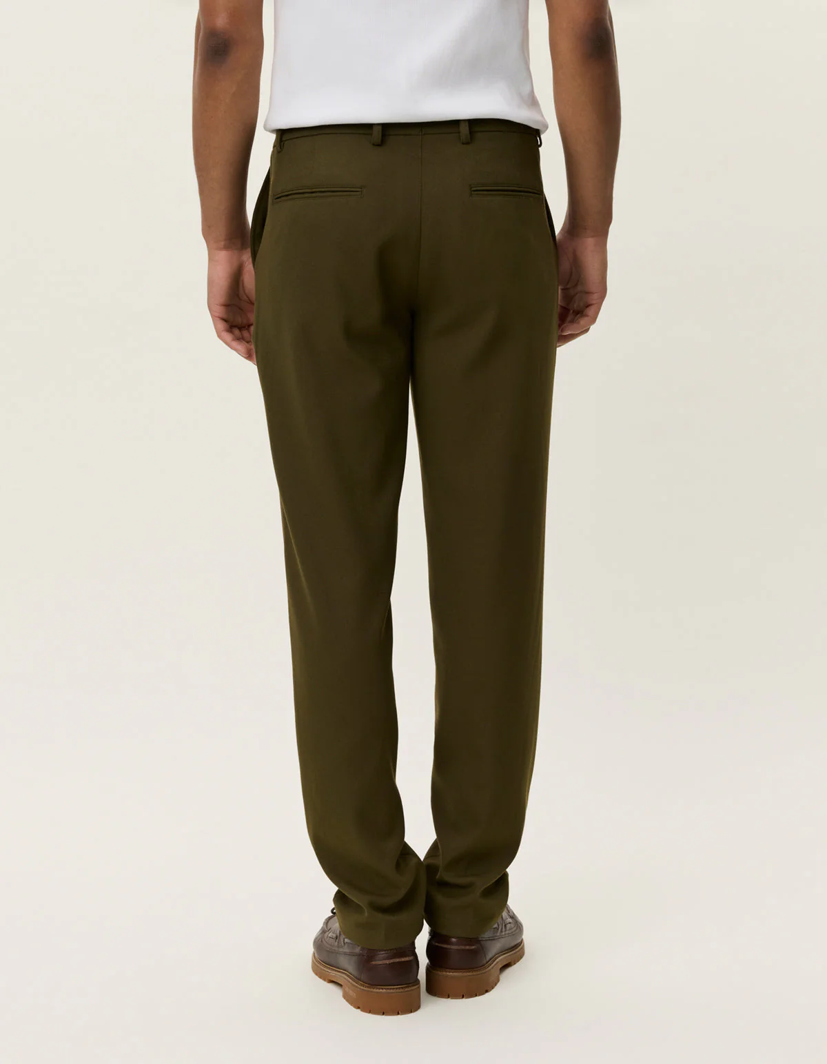 Les Deux Como Reg Suit Pants Military Olive – Image 3