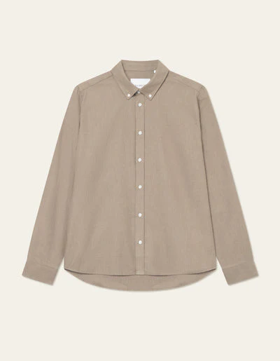 Les Deux Desert Reg Shirt Lead Grey