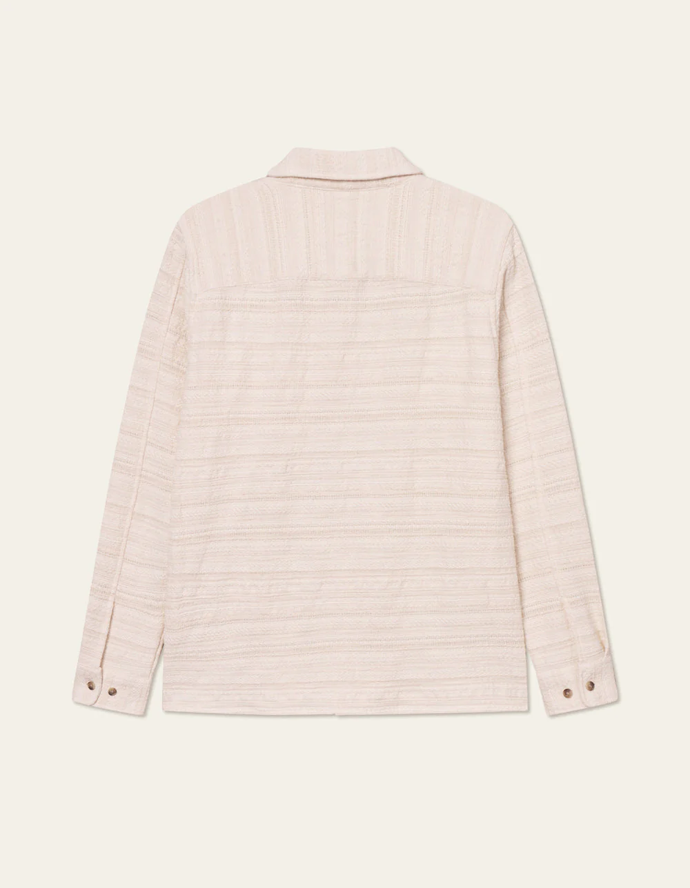 Les Deux Jonas Strctrd Stripe Overshirt Yvory – Image 3