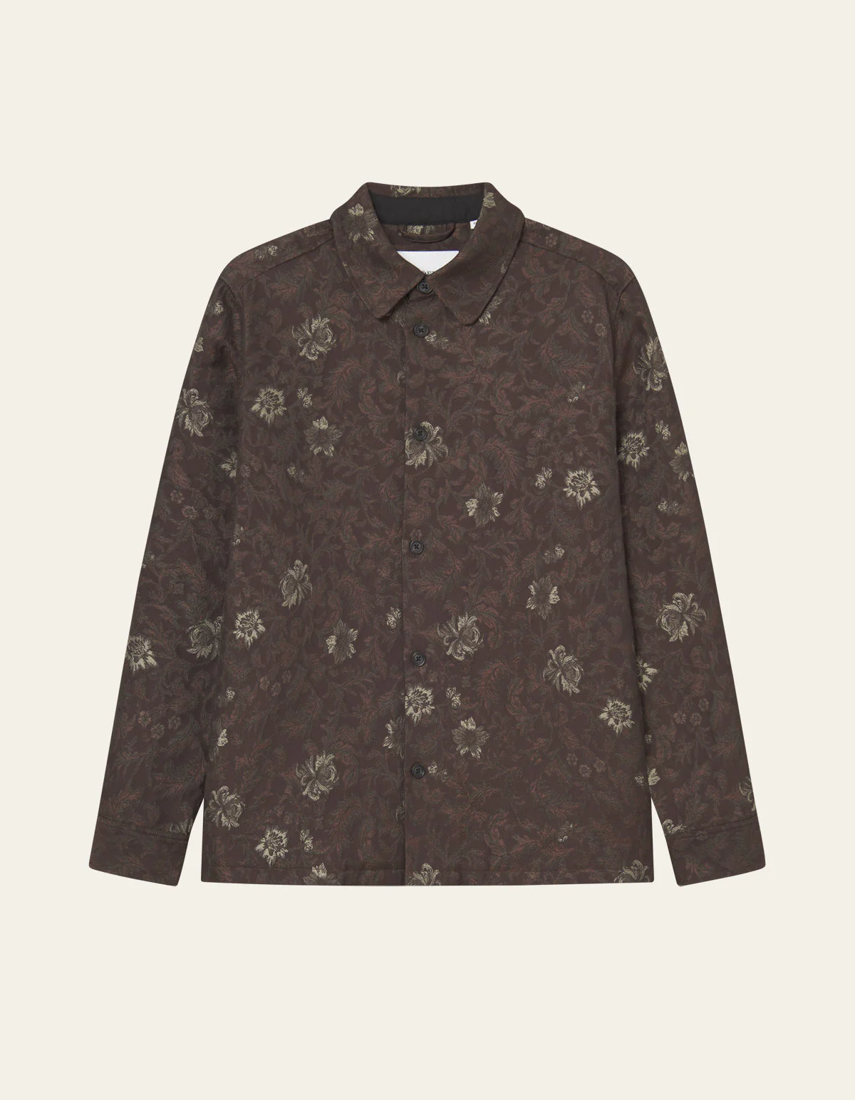 Les Deux Kaleb Flower Jacquard Overshirt Monk's Robe – Image 2