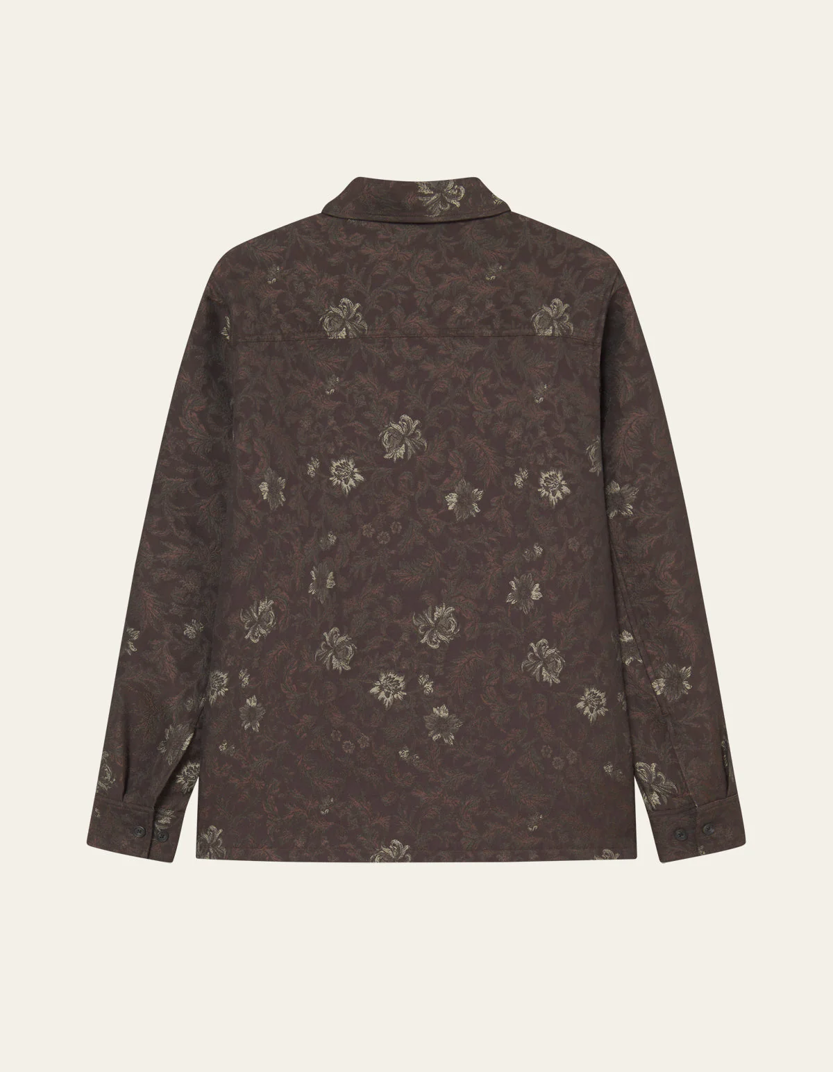 Les Deux Kaleb Flower Jacquard Overshirt Monk's Robe – Image 3