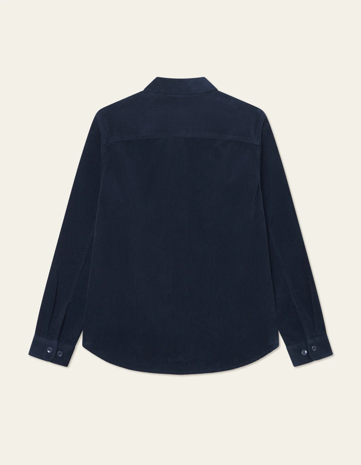 Les Deux Kody Corduroy Overshirt Dark Navy – Image 3