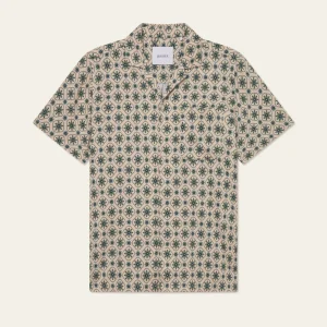 Les Deux Lukas AOP Tapestry SS Shirt Yvory