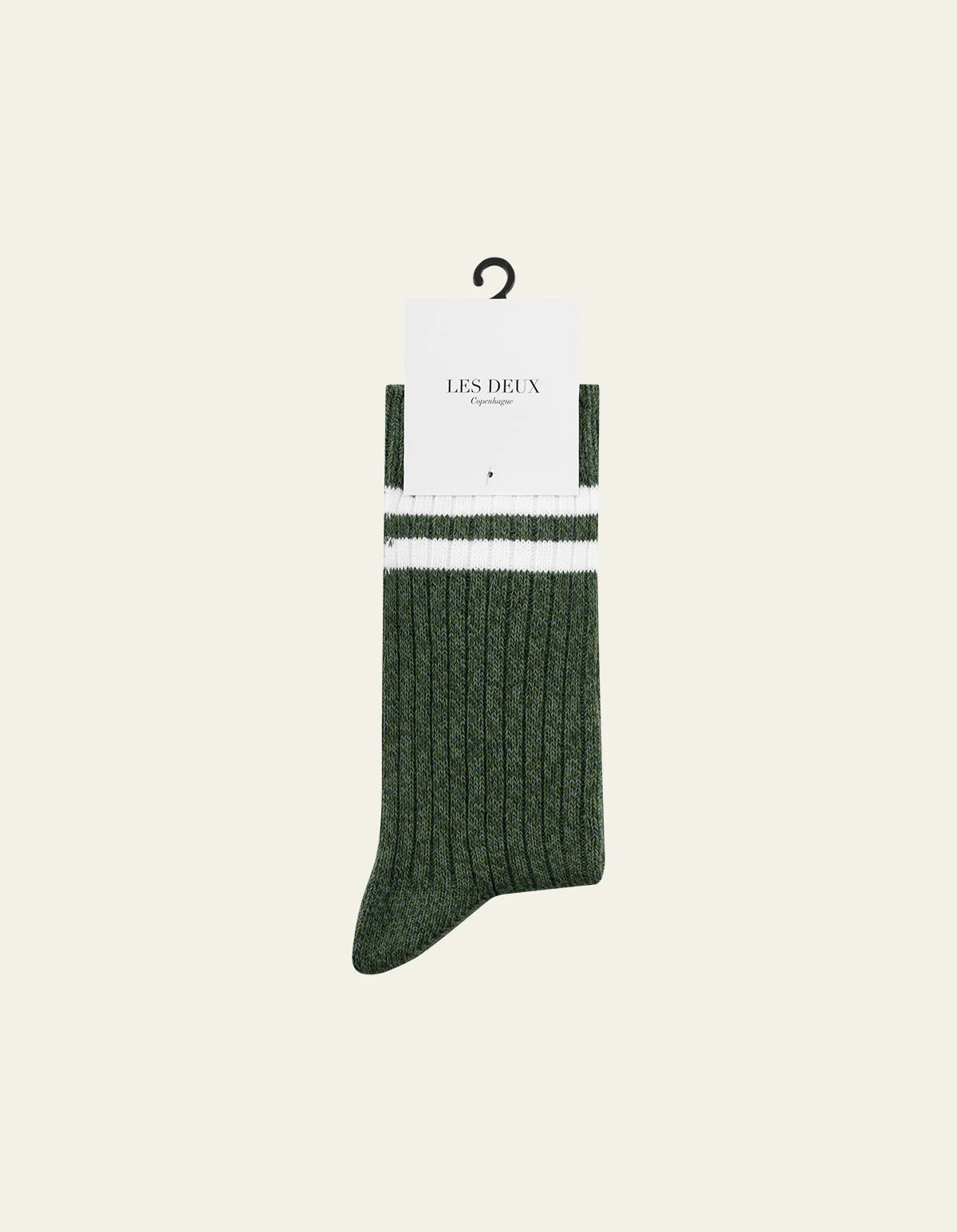 Les Deux Striped Melange Socks Duffel Bag – Image 3