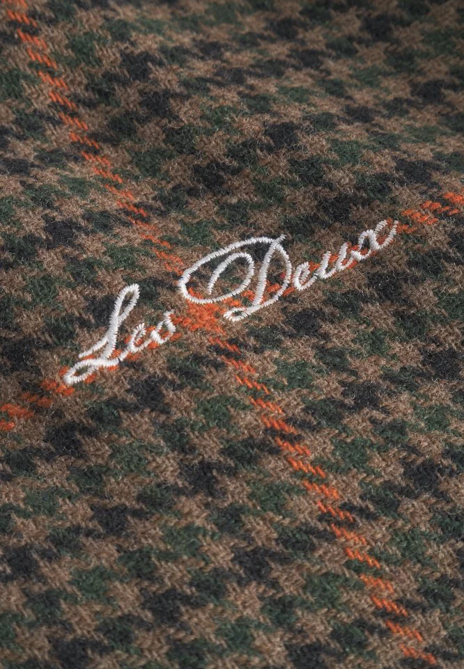 Les Deux Varsity Houndstooth Jacket Teak Brown – Image 4