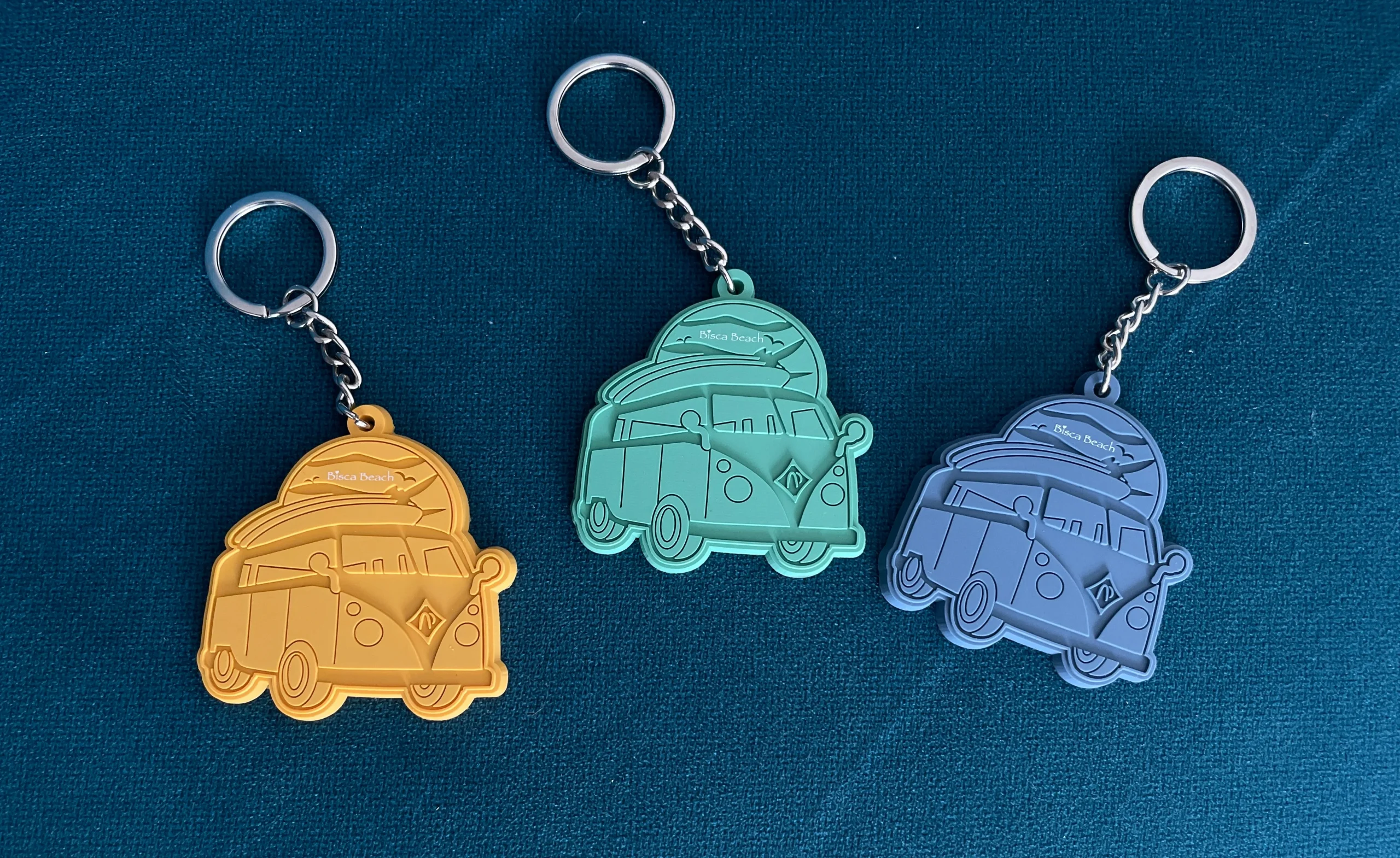 Porte-clé Van couleur unique