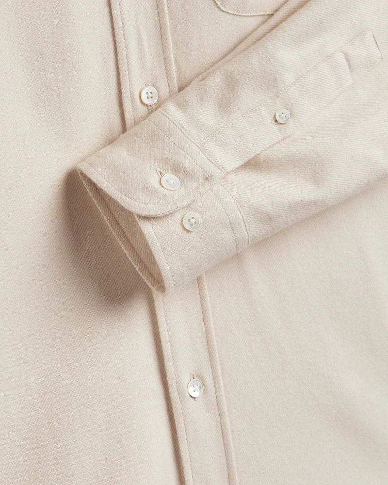 Portuguese Flannel TECA 2.0 L/S SHIRT Ecru – Image 5