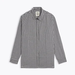 Chemise Homecore SHADOW DELOS L/S SHIRT Black White