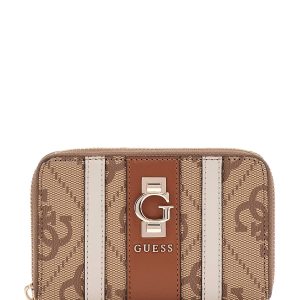 Guess Compagnon / Portefeuille Erenia Slg Medium Zi Latte Logo SO783814