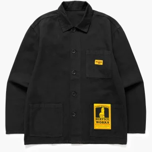 Service Works Canvas Chore Shirt Black