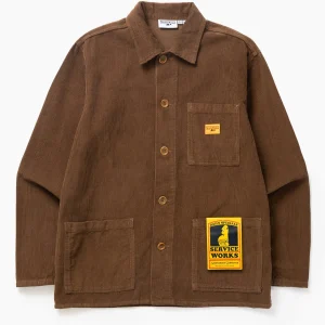 Service Works Corduroy Chore Shirt Bark