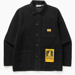 Service Works Corduroy Chore Shirt Black