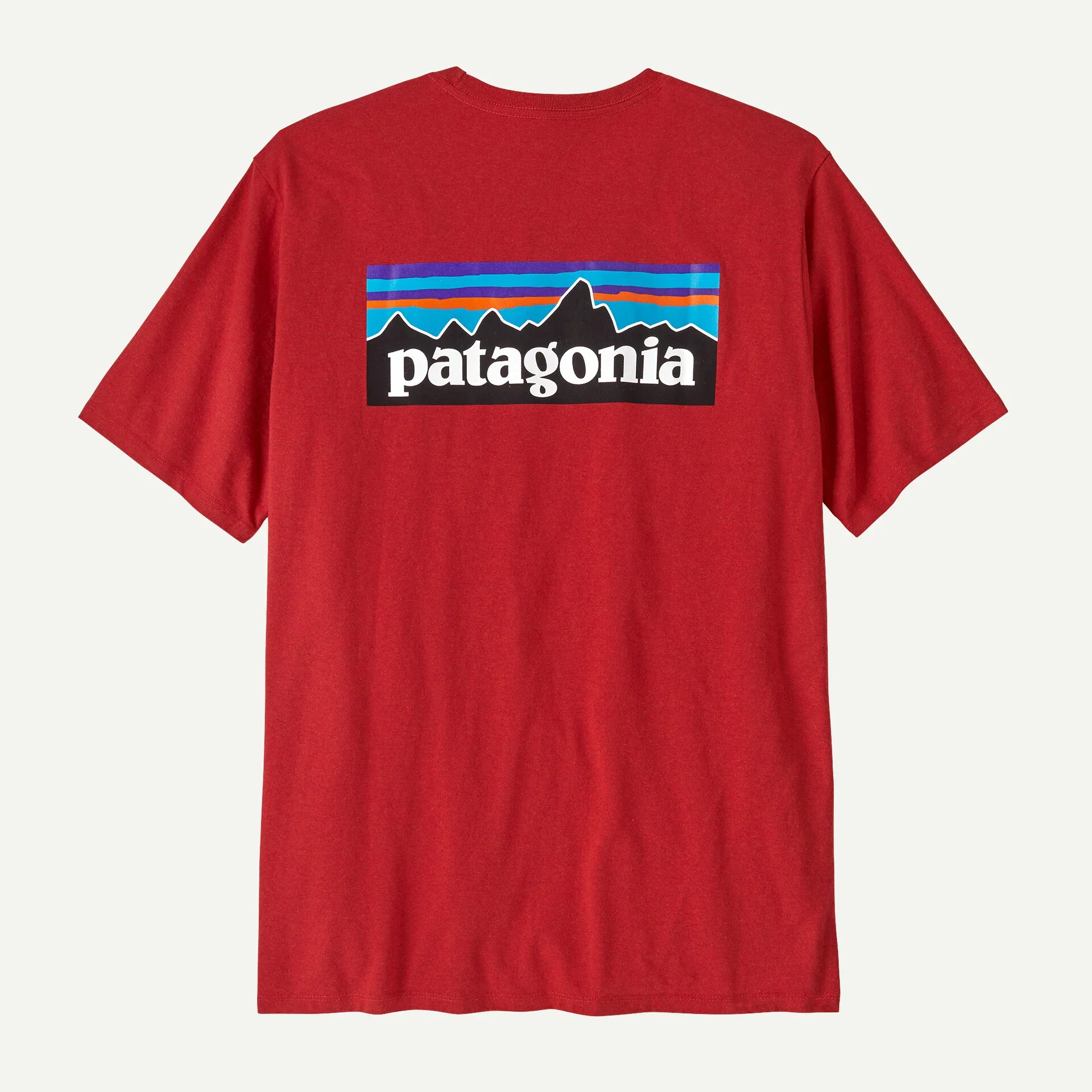 T Shirt Patagonia P6 LOGO RESPONSIBILI S/S TEE Amanita Red – Image 2
