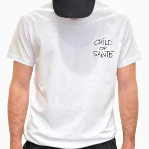 T Shirt Saint-Etienne Child Of Sainté Cœur Blanc