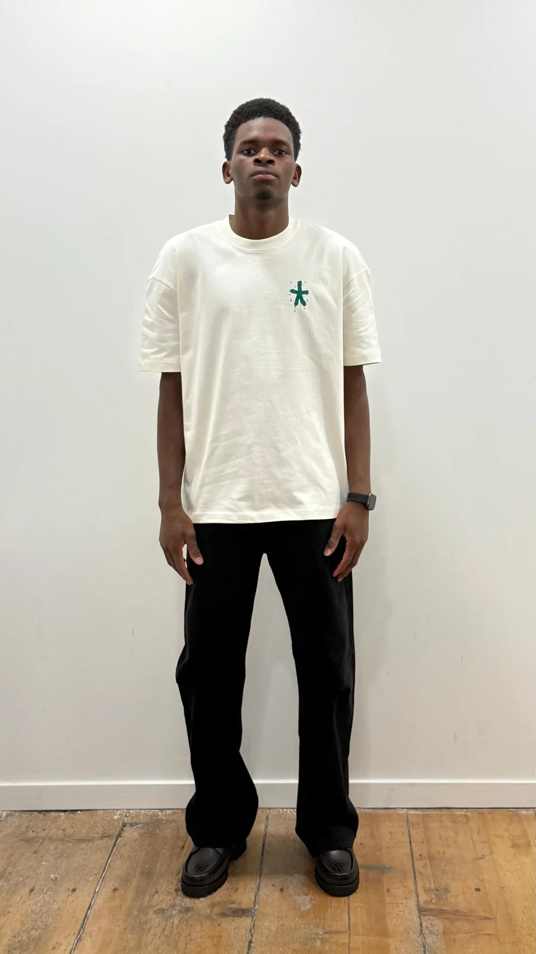 T Shirt Saint-Etienne Child Of Sainté X PITR PRT PREM Ivoire/Vert – Image 3