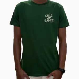 T Shirt Saint-Etienne Child Of Sainté cœur Vert
