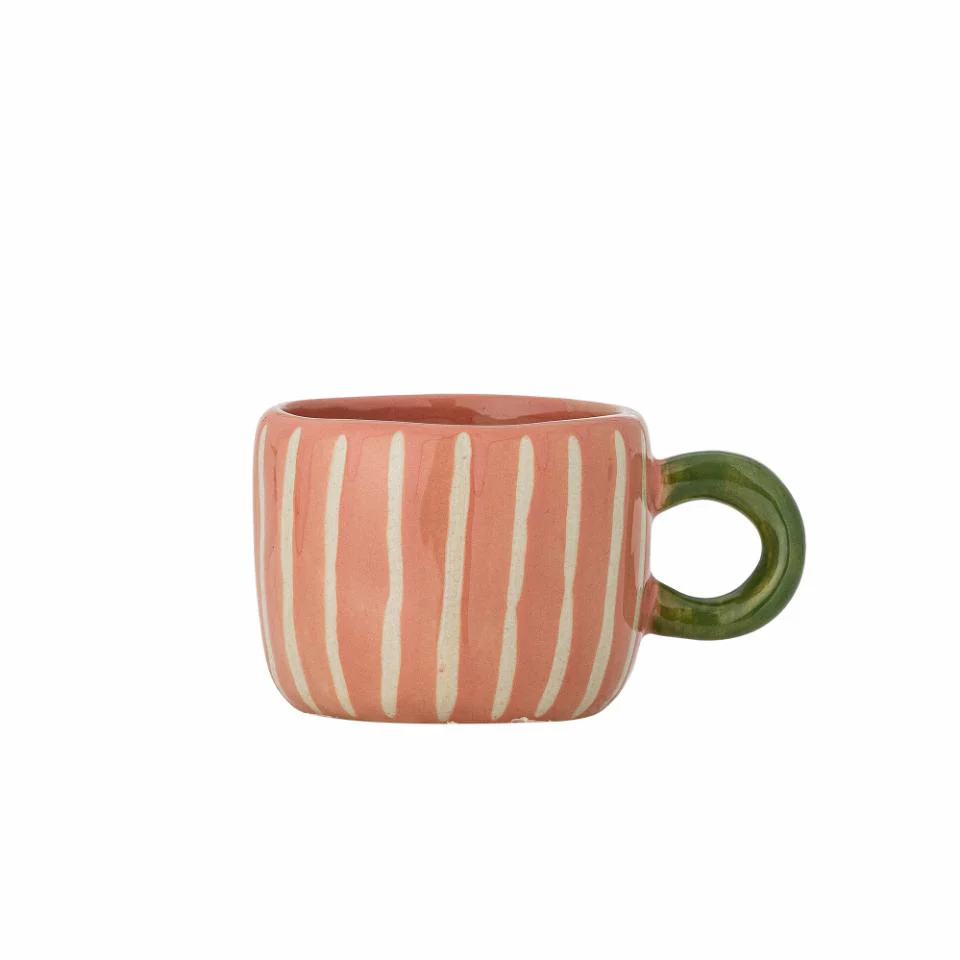 Tasse Nini rose en grès – Image 5