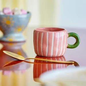 Tasse Nini rose en grès