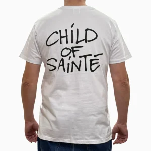 Tee Shirt Saint-Etienne Child Of Sainté Back Blanc