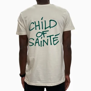Tee Shirt Saint-Etienne Child Of Sainté Back Natural