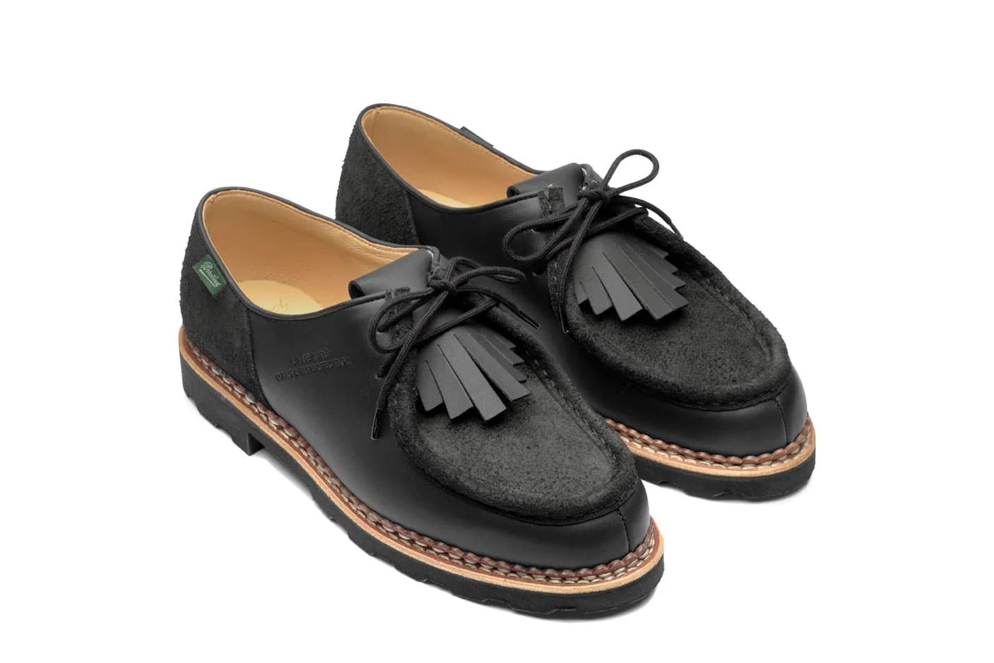 Universal Works x Paraboot UW Michael Marche Noire Lis Vel Noir – Image 3