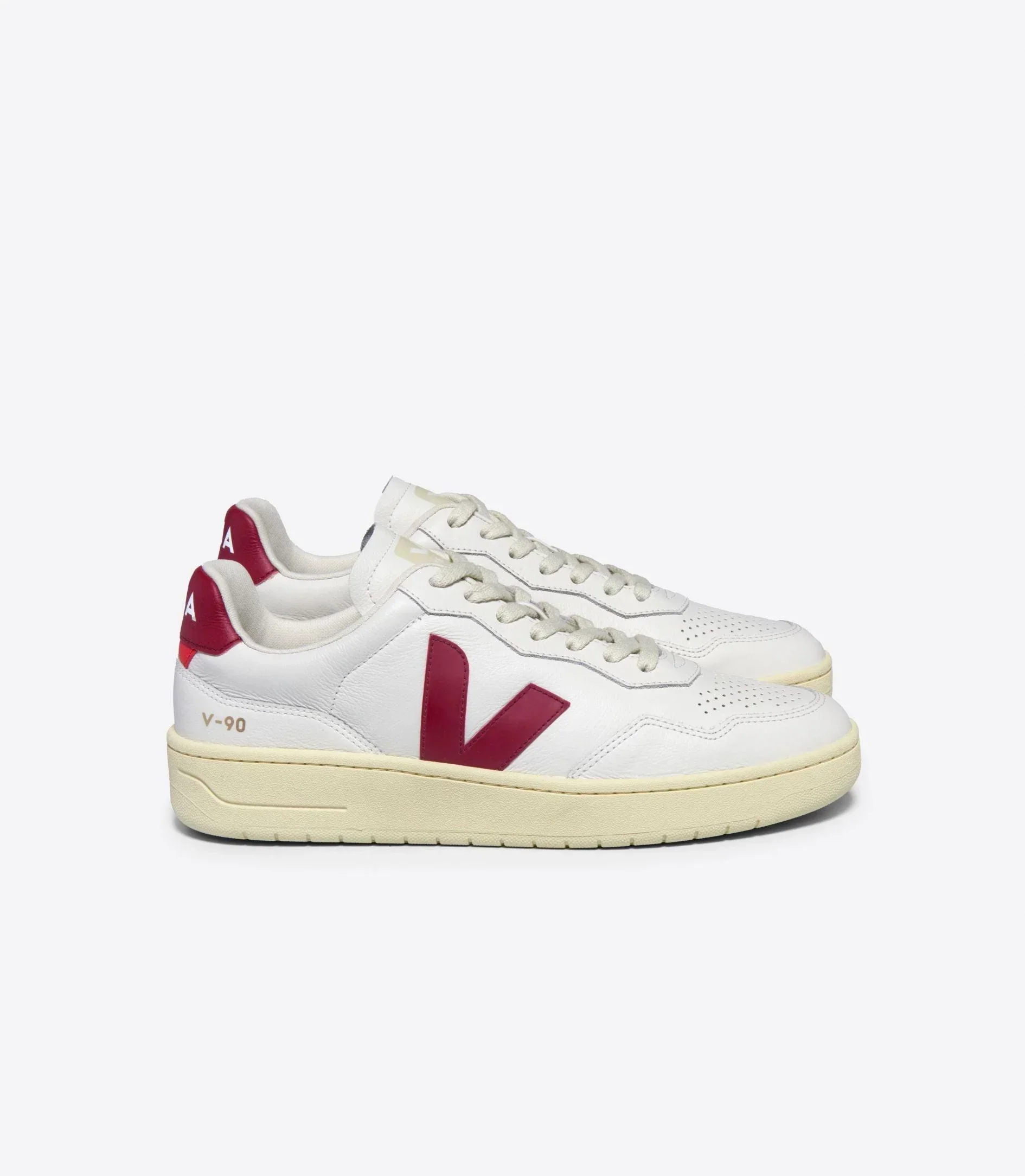 V-90 LEATHER White Marsala