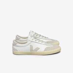 VOLLEY LEATHER White Natural
