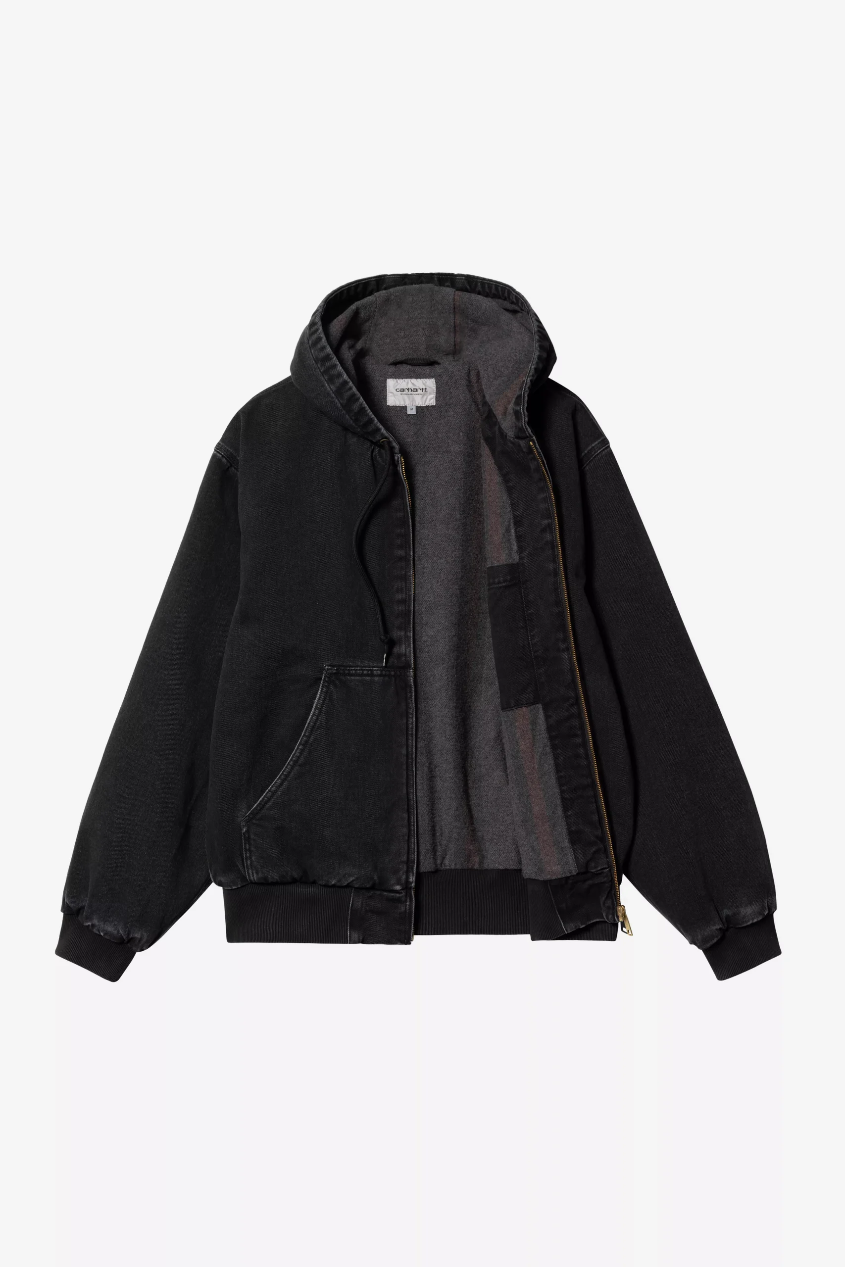 Veste Carhartt Wip OG ACTIVE JACKET Black Stone Washed – Image 4