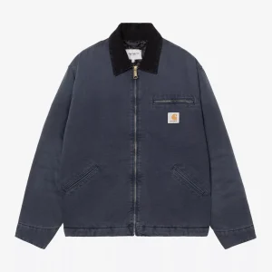 Veste Carhartt Wip OG DETROIT JACKET Blue Dark Navy