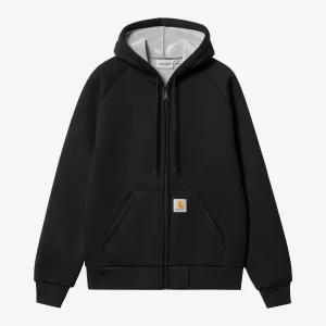 Veste Carhartt Wip CAR LUX HOODED JACKET Black Grey