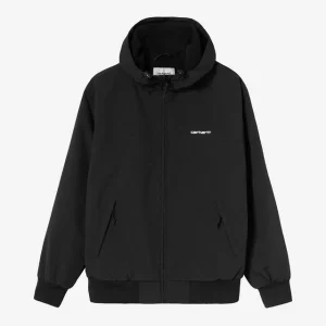Veste Carhartt Wip HOODED SAIL JACKET Black White