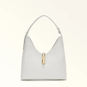 Furla Sac Bandoulière M Goccia Cuir Blanc