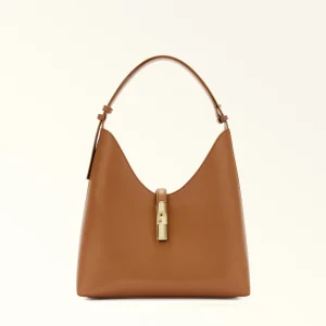 Furla Sac Bandoulière M Goccia Cuir Marron