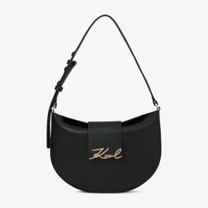 Sac lune K/Signature B1W30059 Karl Lagerfeld Noir/Doré