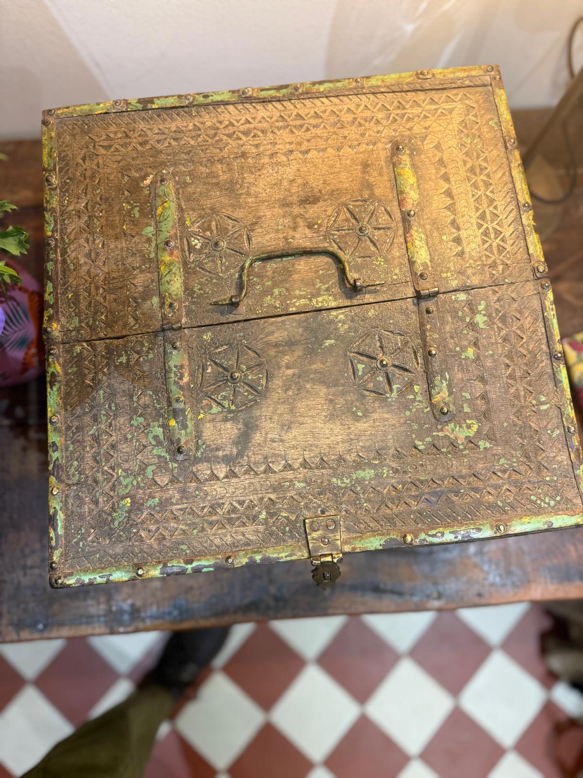 Ancien coffre à bijoux indien – Image 6