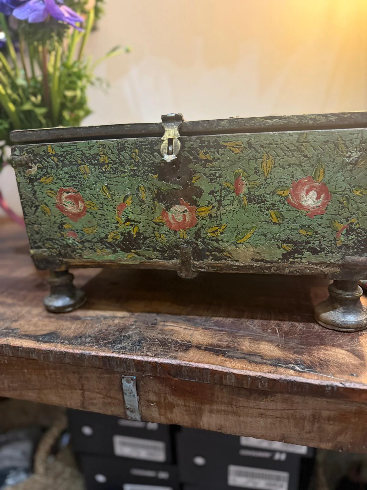 Ancien coffre à bijoux indien – Image 4