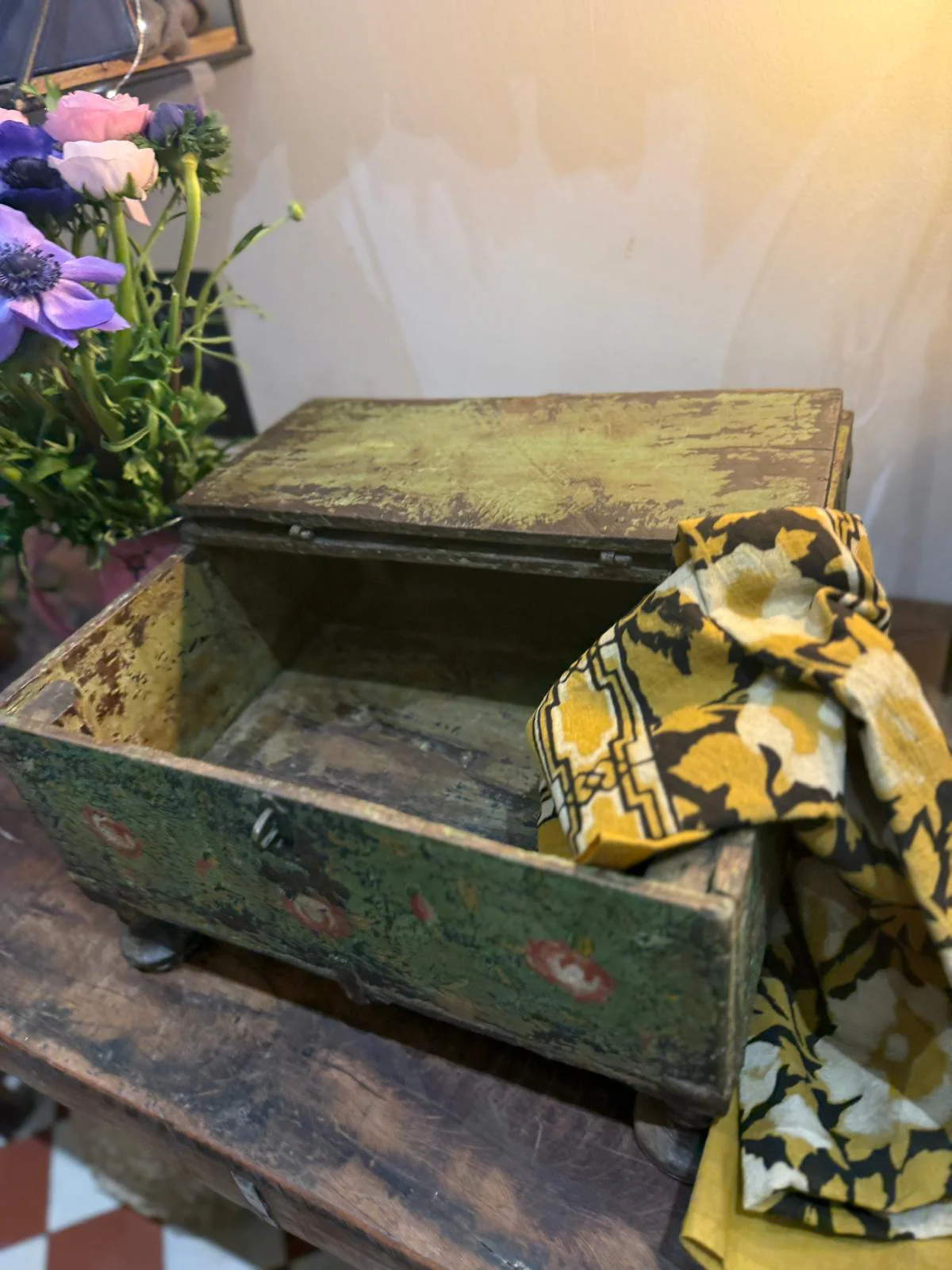 Ancien coffre à bijoux indien – Image 9