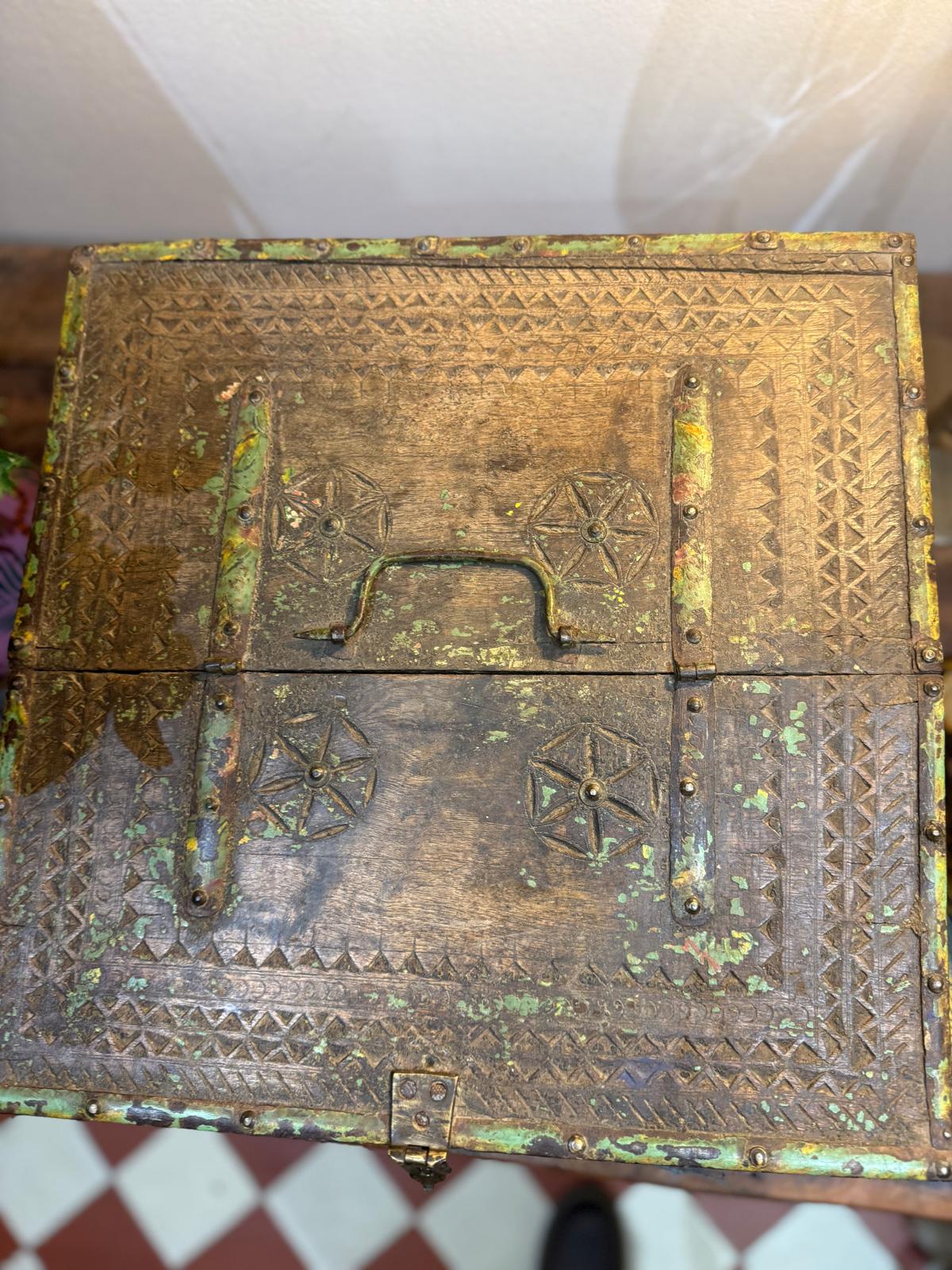 Ancien coffre à bijoux indien – Image 7