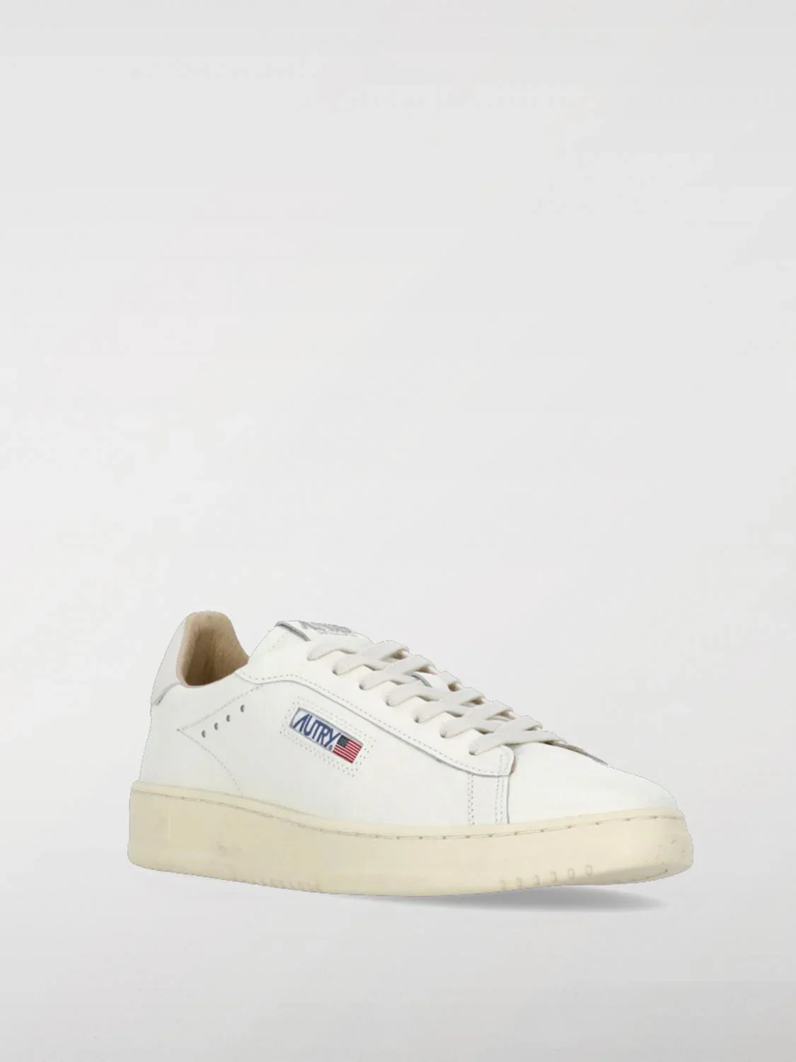 Autry DALLAS LOW Cuir Blanc – Image 3