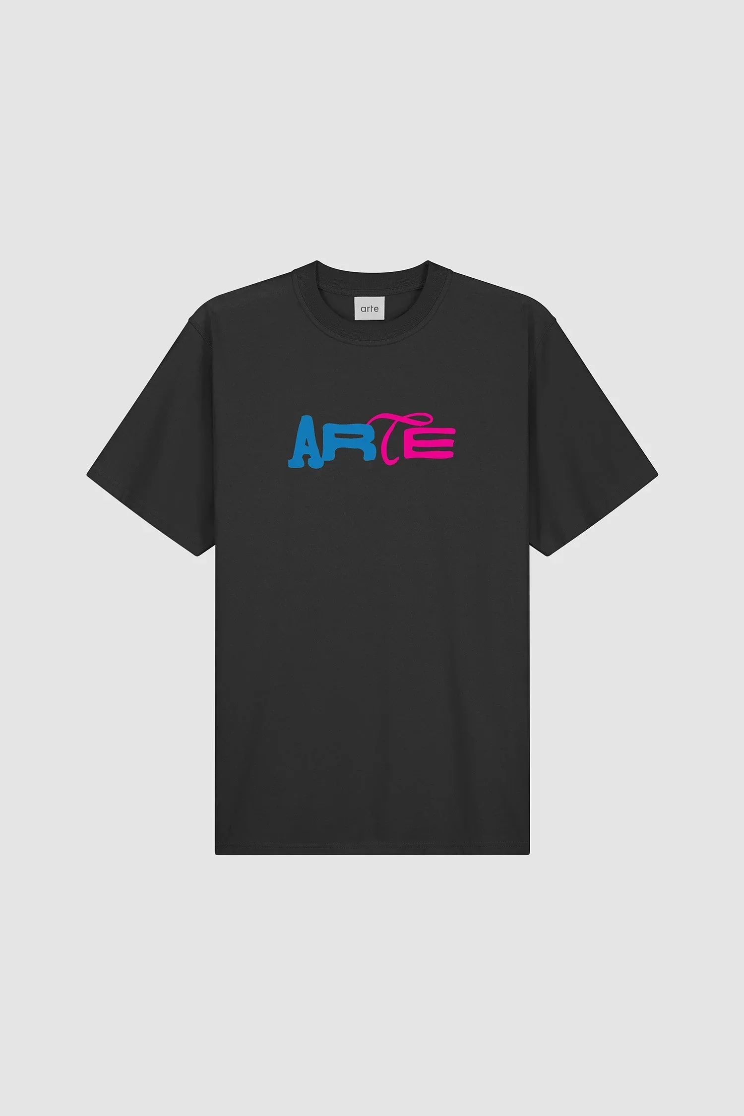 DUO PRINT LOGO S/S TEE Black