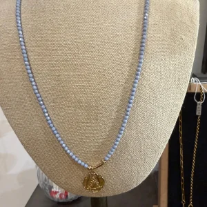 Bracelet élastique Hima bleu glacier