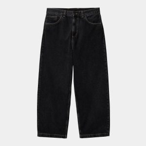 Jean Carhartt Wip LANDON PANT Black Stone Washed