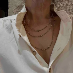 Collier sautoir Brigitte XXL - Le Monde est Stone