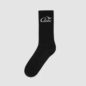 BIRD LOGO SOCKS Black