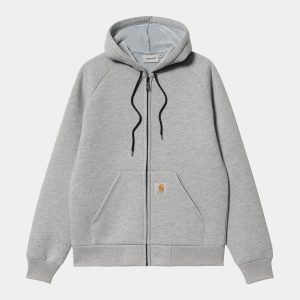 Veste Carhartt Wip CAR LUX HOODED JACKET Grey heather