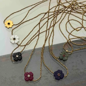Sautoir bracelet Flower - Le Monde est stone