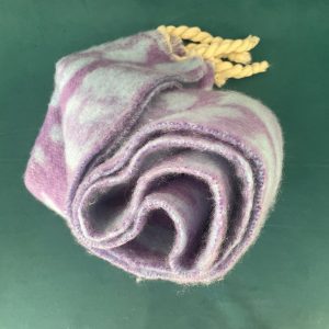 Echarpe en laine et acrylique à motifs léopard