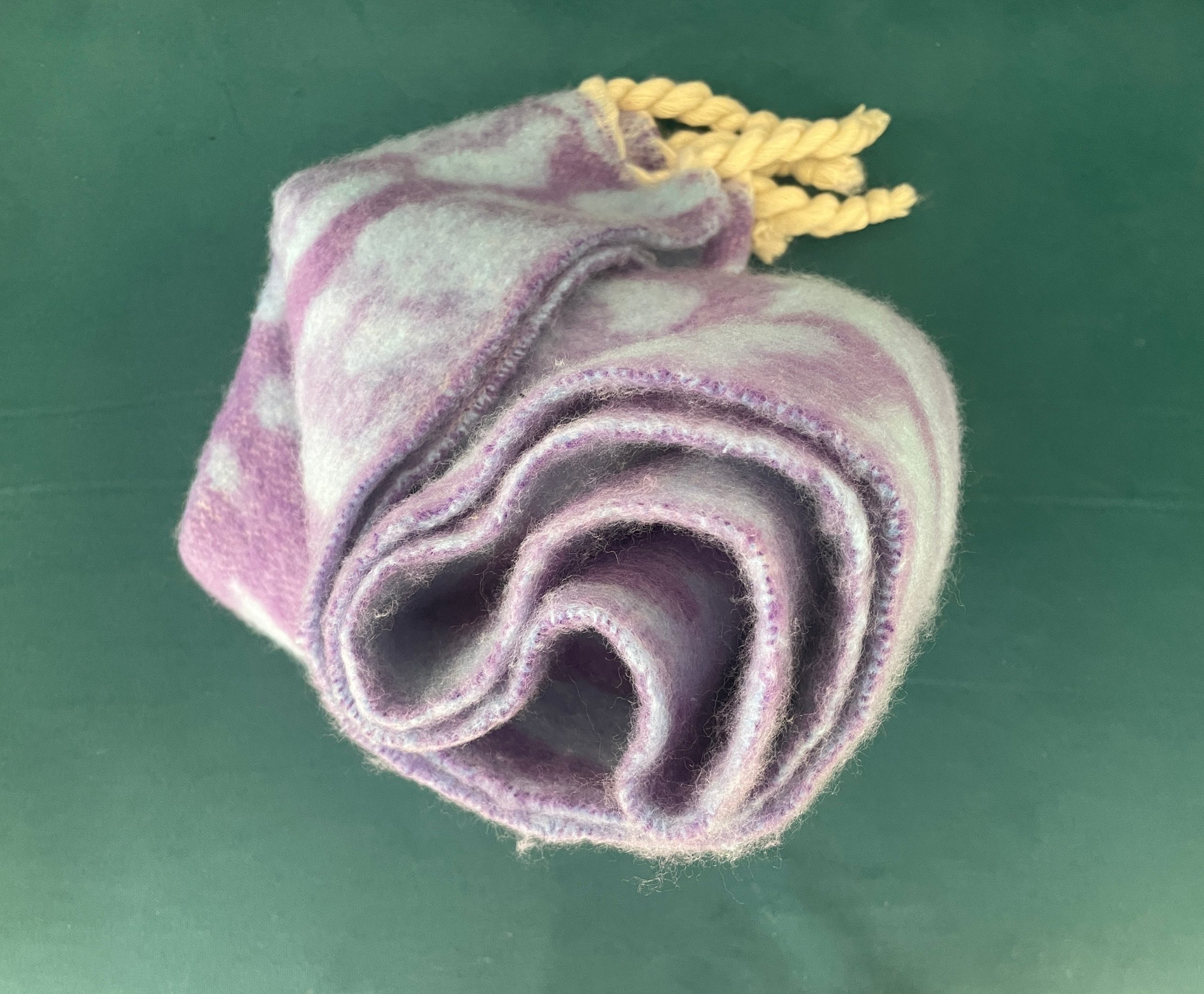 Echarpe en laine et acrylique à motifs léopard